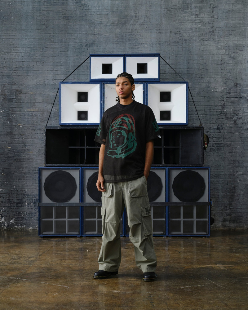 BILLIONAIRE BOYS CLUB ASTRO BIG MESH FOOTBALL T-SHIRT outlook