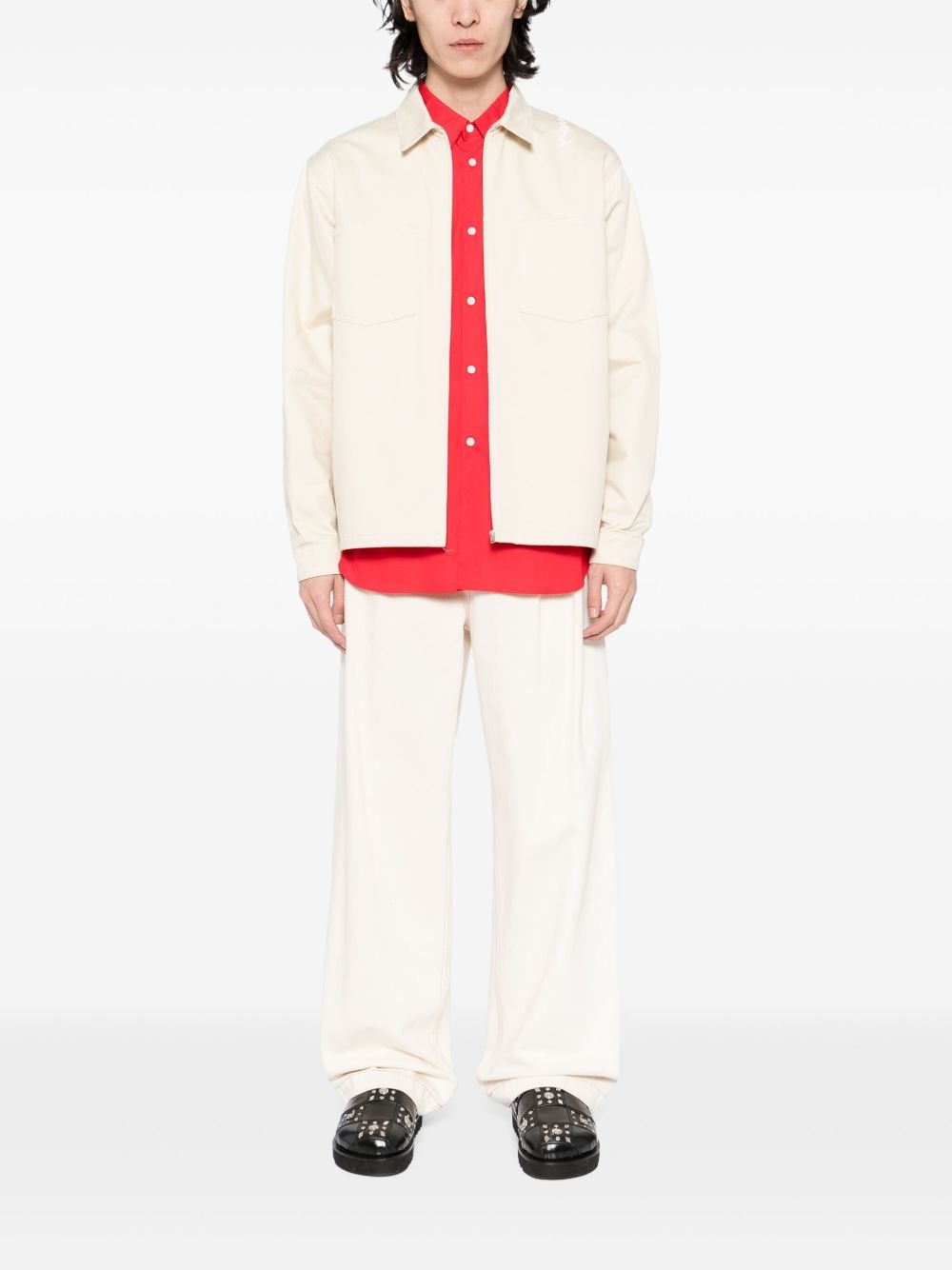 zip-up shirt - 2