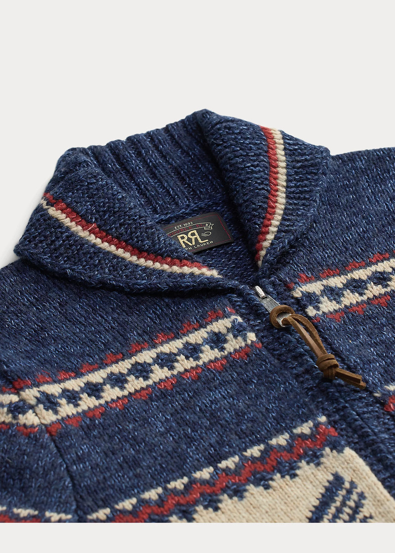 Airplane-Graphic Full-Zip Cardigan 3