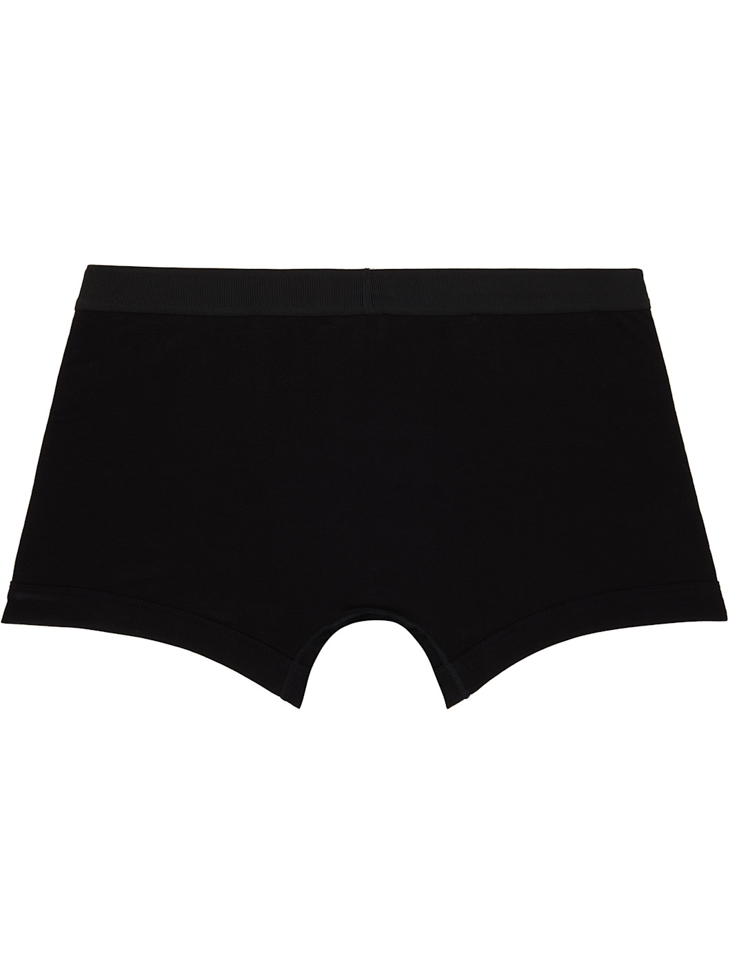 Two-Pack Black & White Cotton Boxer Briefs - 5