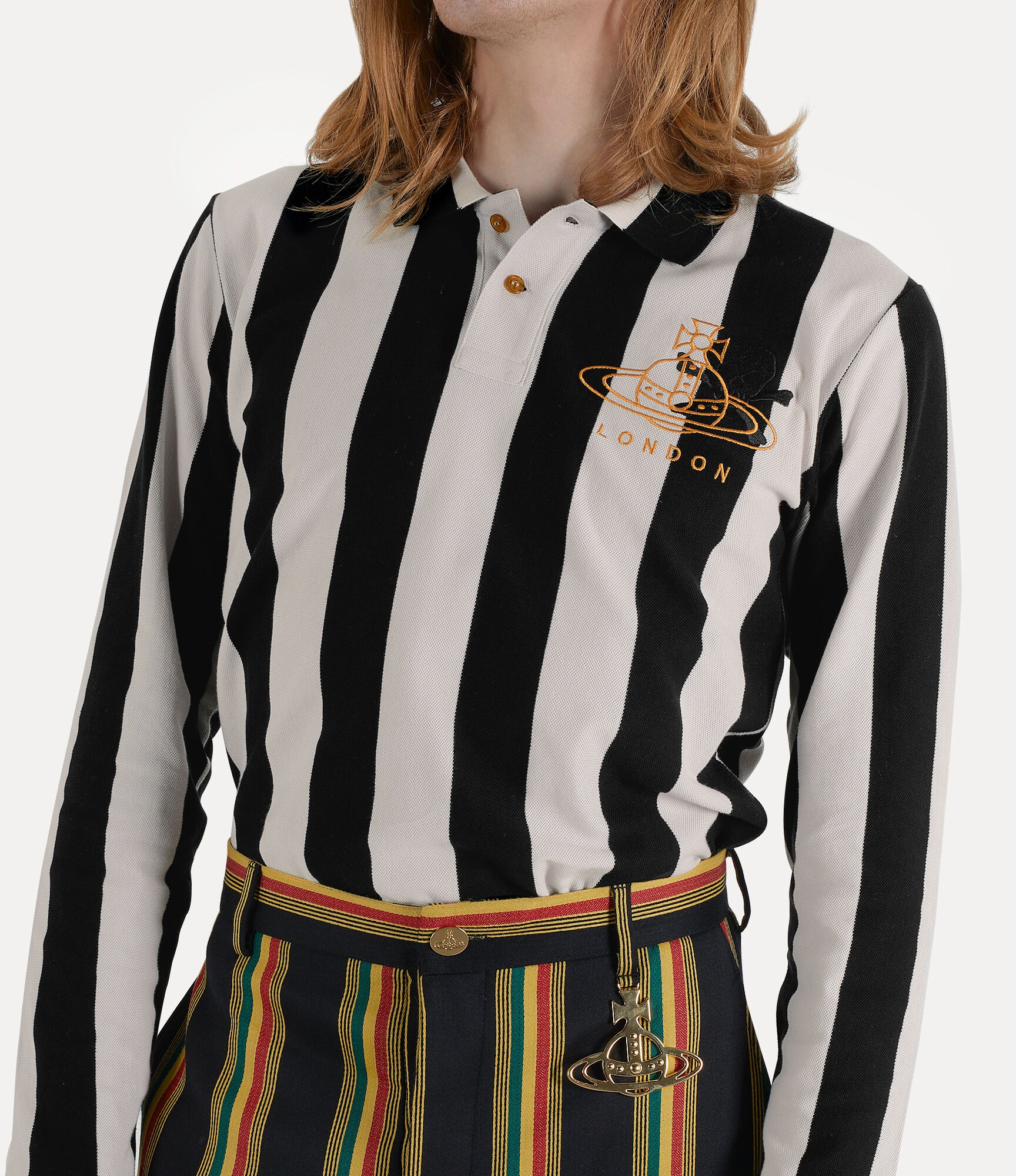 LONG SLEEVE CLASSIC POLO TOP - 4