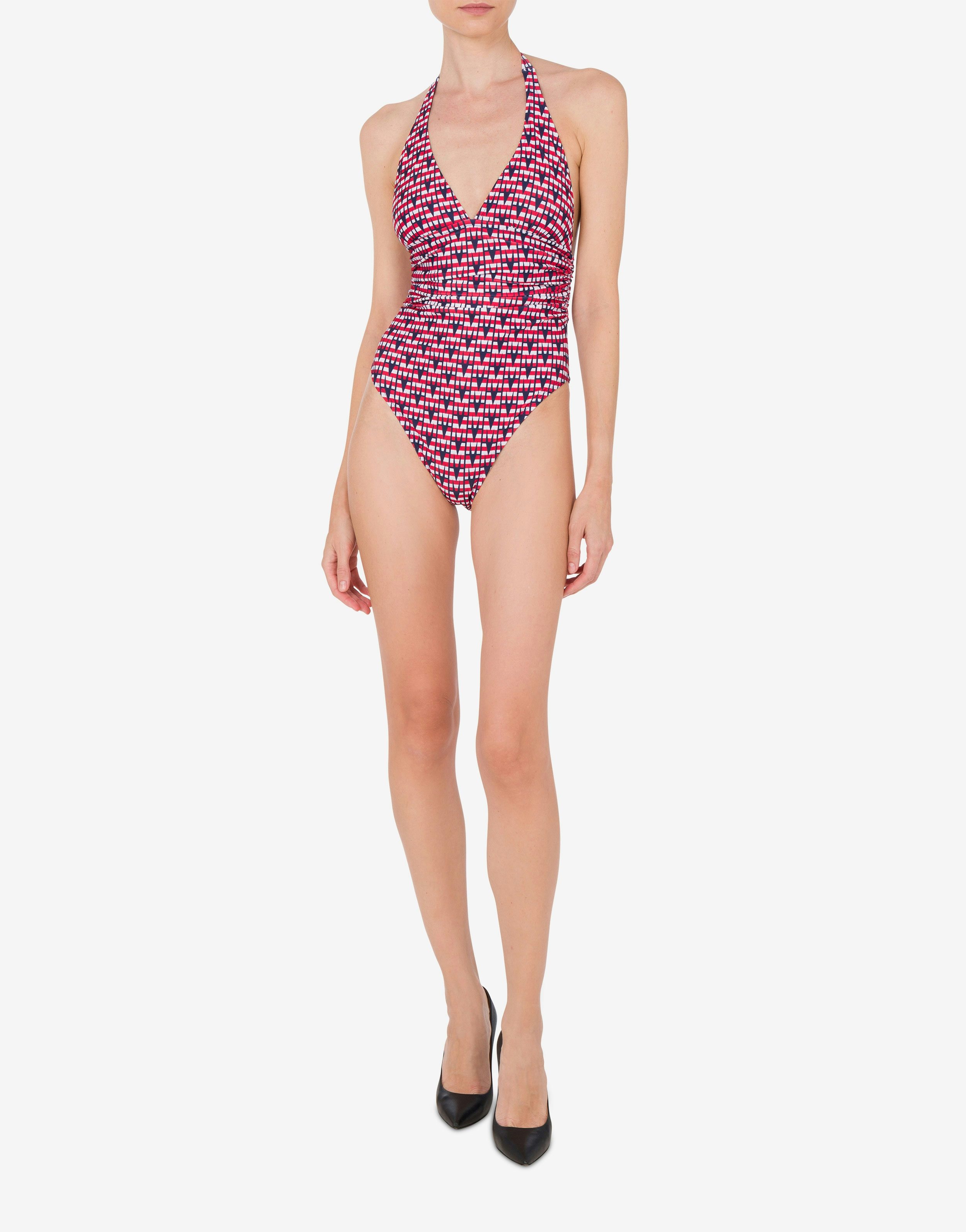 M PRINT ONE-PIECE SWIMSUIT - 2