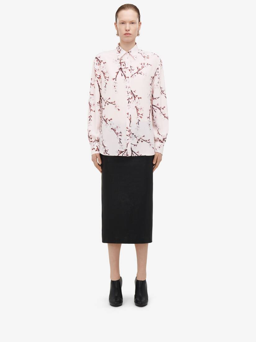 Women's Cherry Blossom Classic Shirt in Pink - 3