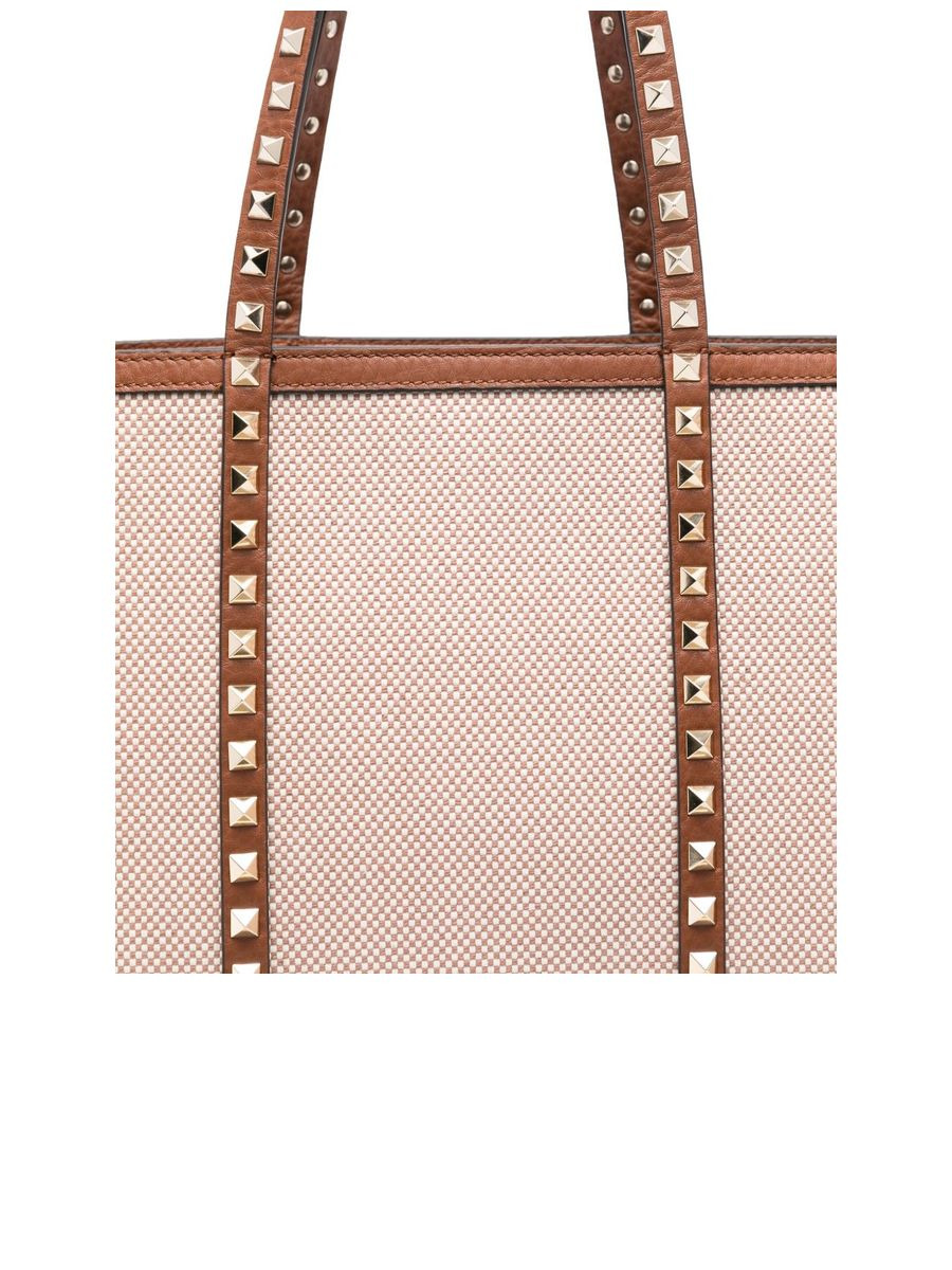Rockstud Canvas Medium Tote - 4