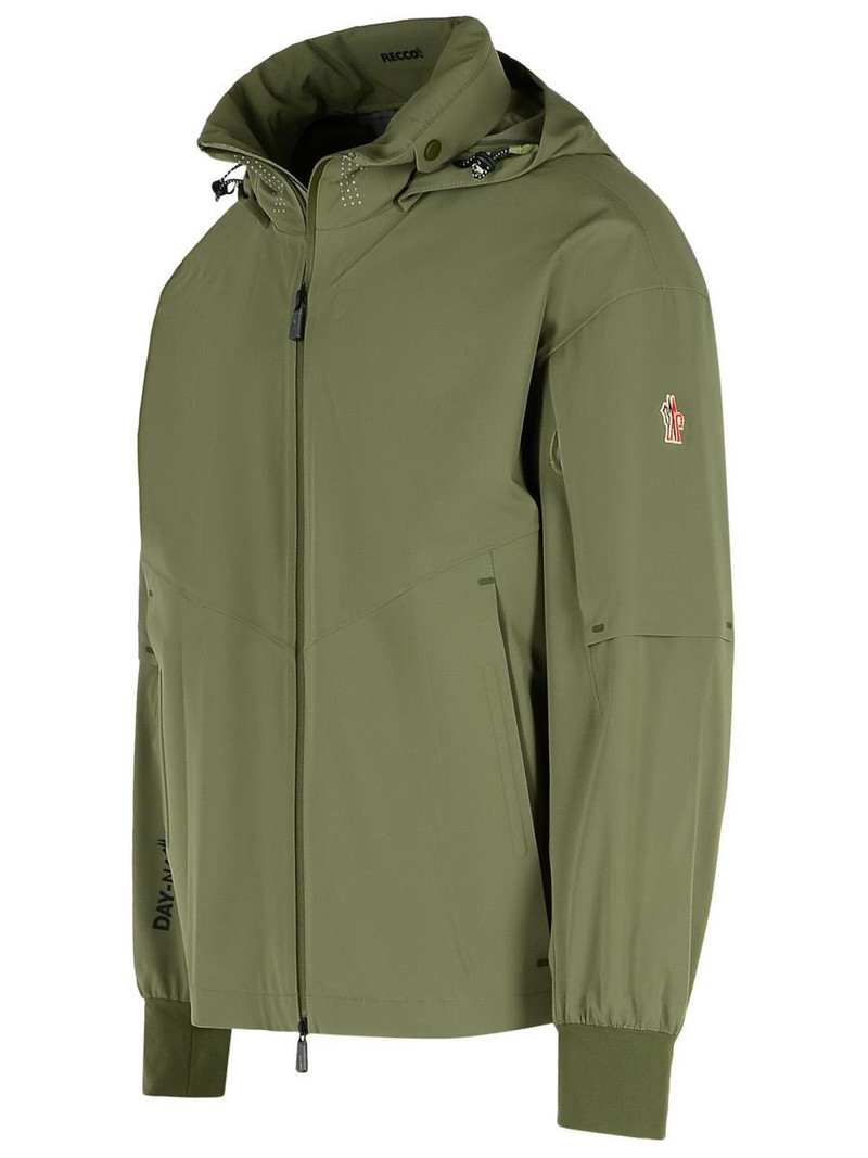 Moncler Grenoble Moncler Grenoble 'Tesso' Green Polyamide Blend Jacket outlook