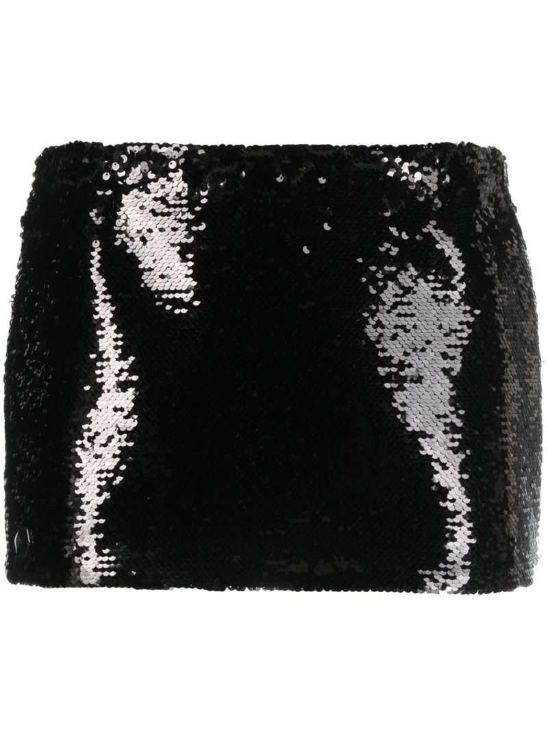 sequin-embellished miniskirt 1
