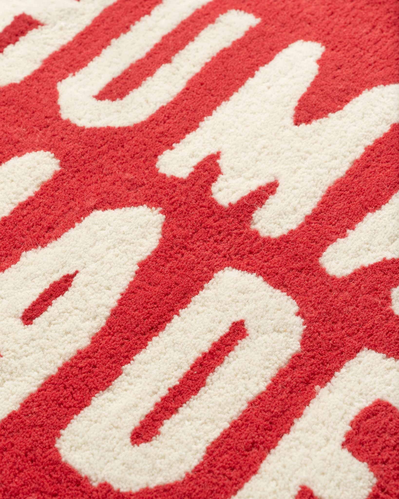 Heart Rug Red - 2