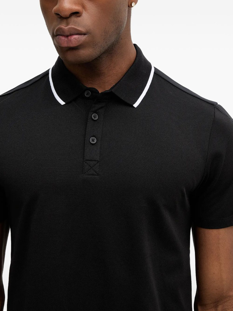collar-trim polo shirt 4