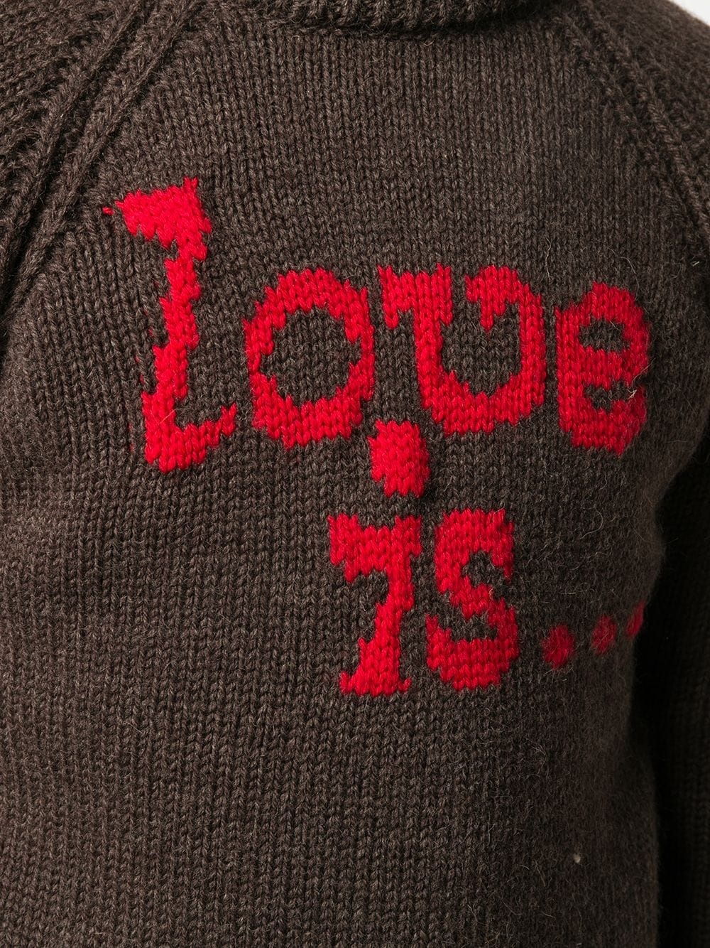 Love Is wool jumper - 5