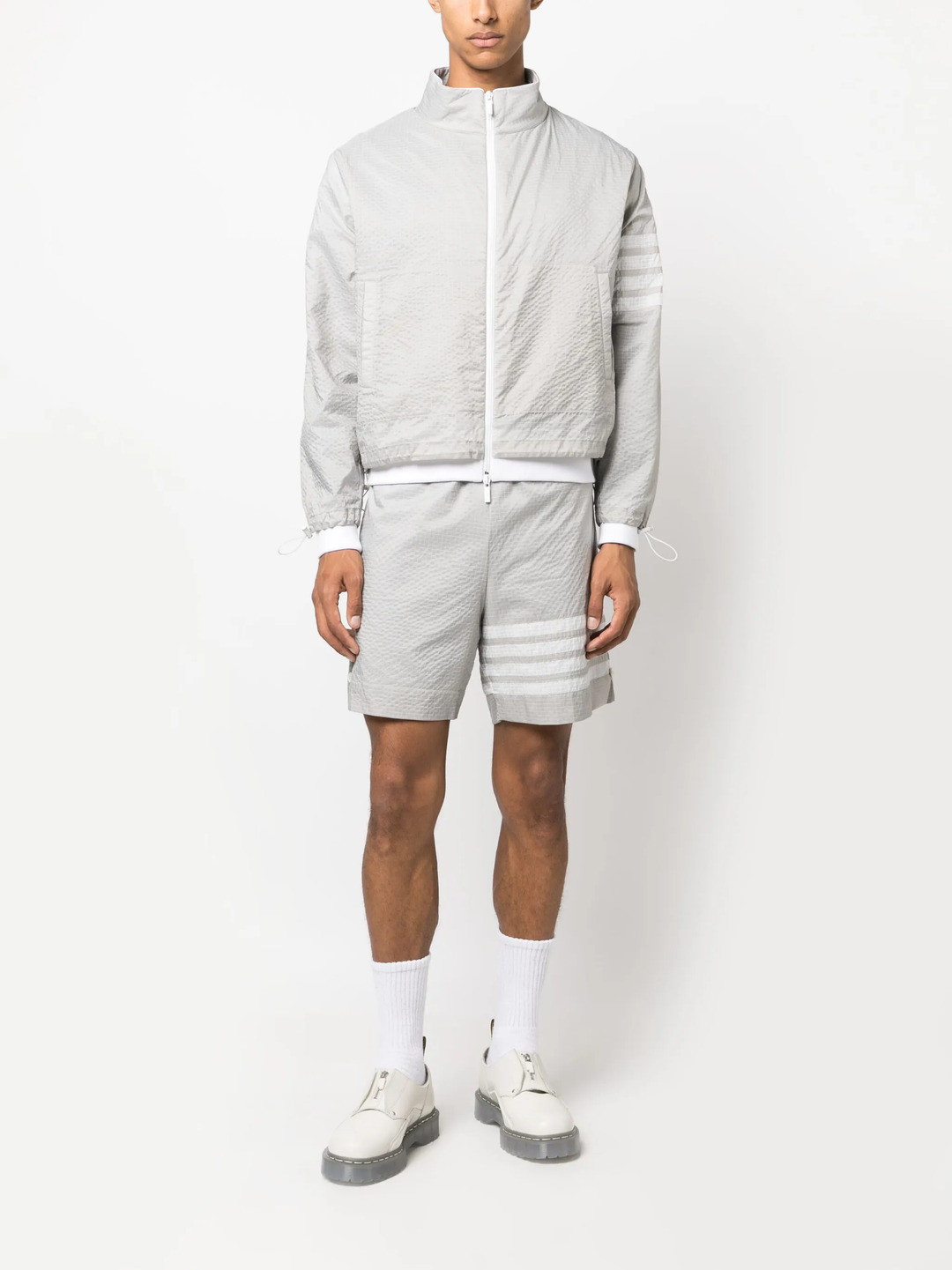 Ultralight Ripstop 4-Bar Funnel Neck Jacket - 2