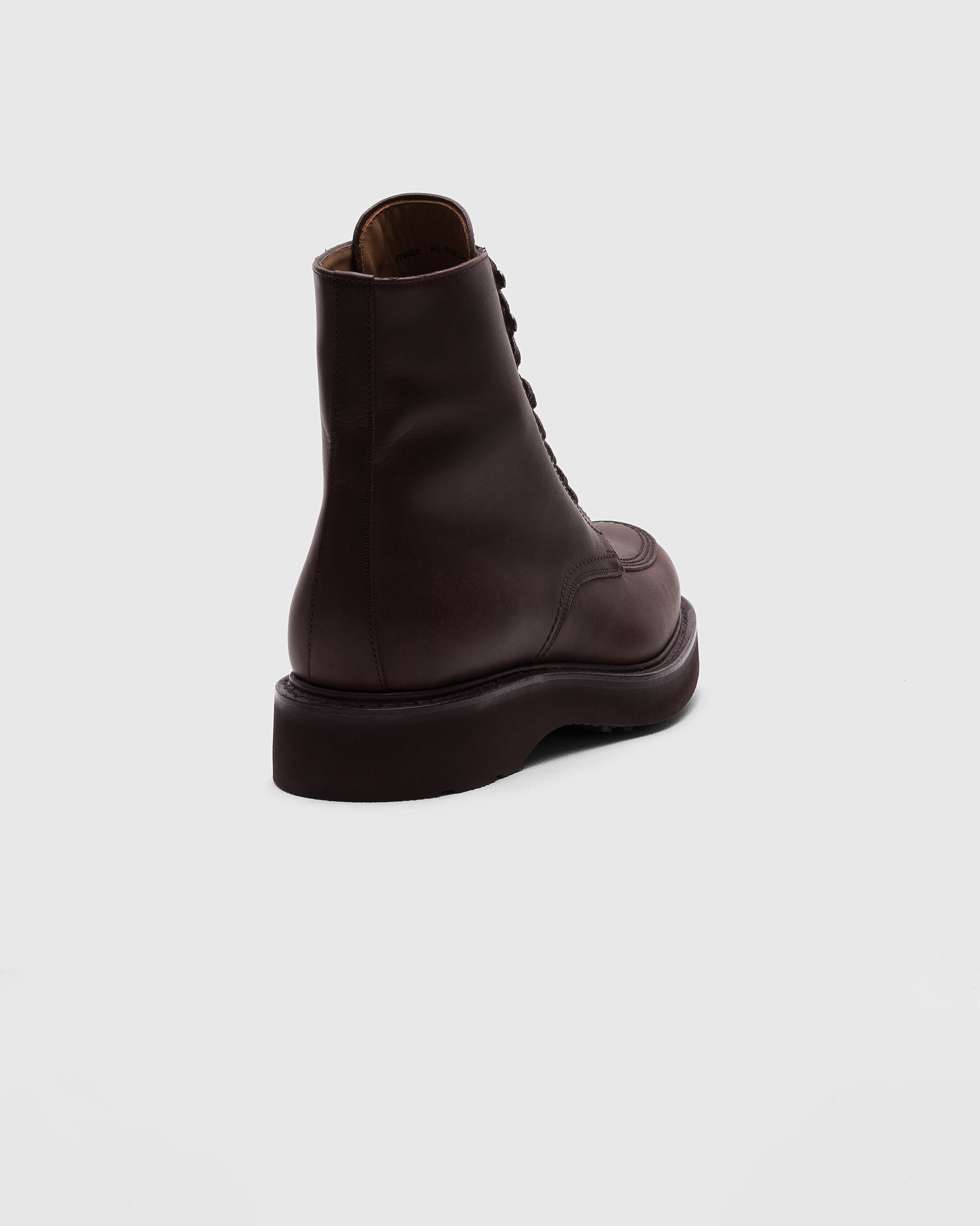 Pull Up Calf Lace-up Boot - 4