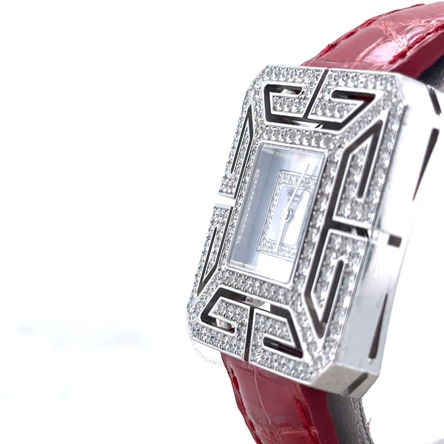 Pre-owned Chopard Joaillerie Diamond Mother of Pearl Dial Ladies Watch 13/6974/8-20 - 4