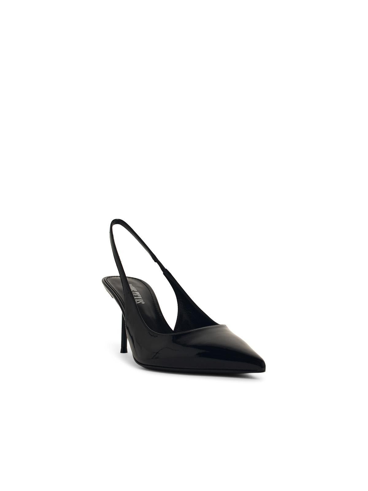 Paris Texas 'Lisia' Black Leather Slingbacks Women - 2