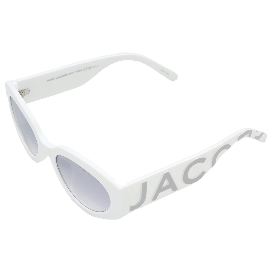 Marc Jacobs Grey Mirrorshade Silver Cat Eye Ladies Sunglasses MARC 694/G/S 0HYM/IC 54 - 5