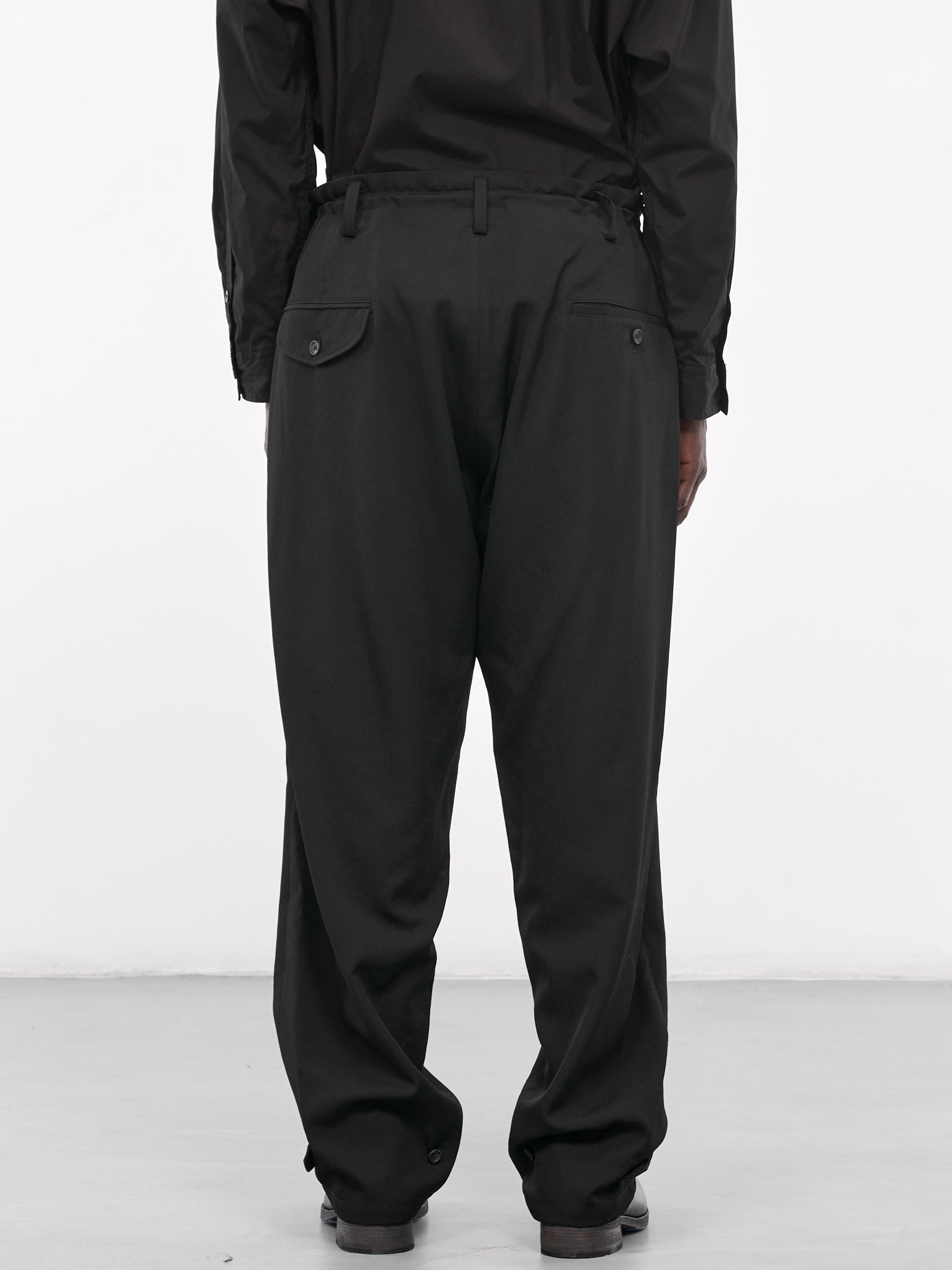 A-Hem Gabardine Trousers - 3