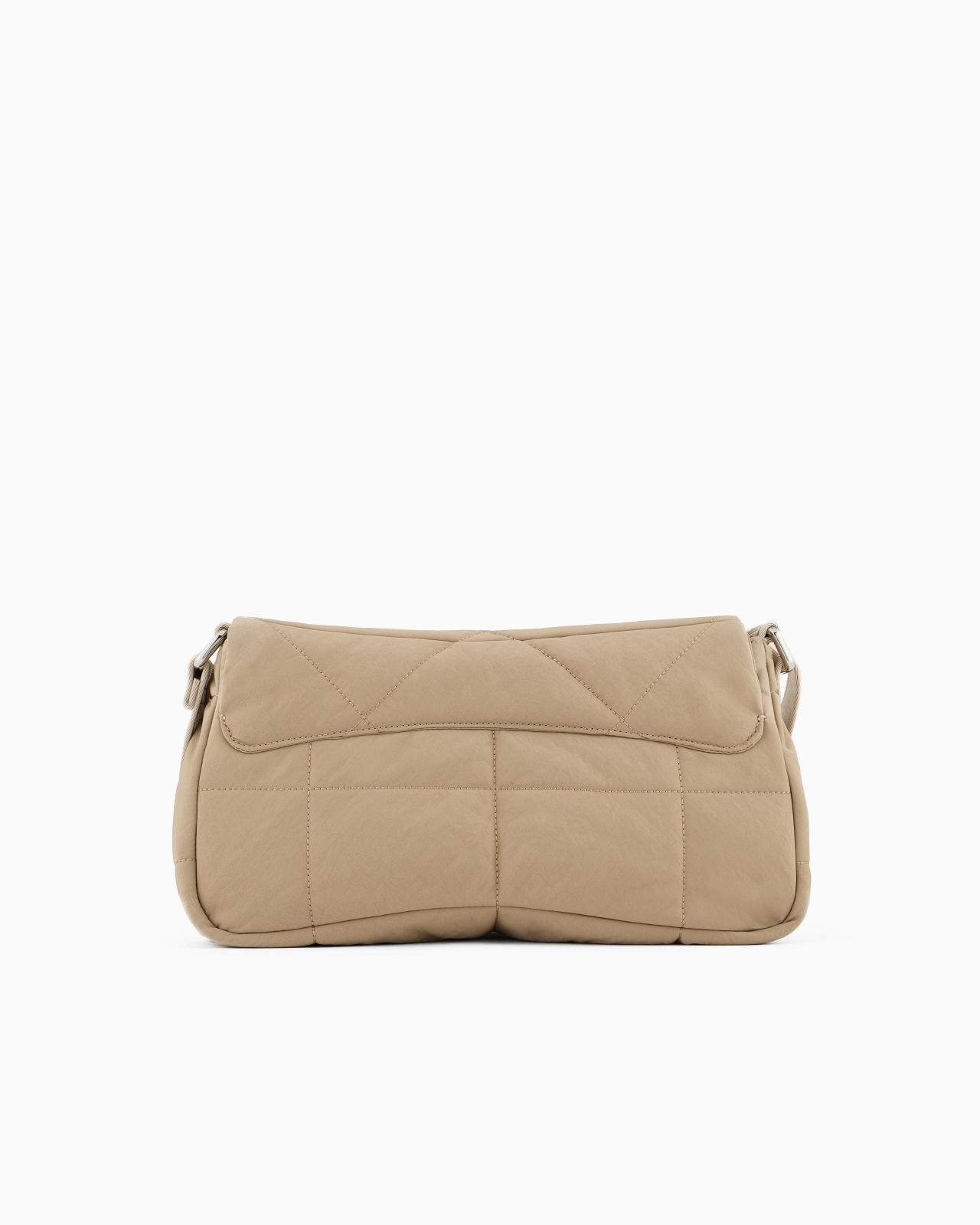 LARGE BAGUETTE SHOULDER BAG IN MATELASSÉ NYLON - 3