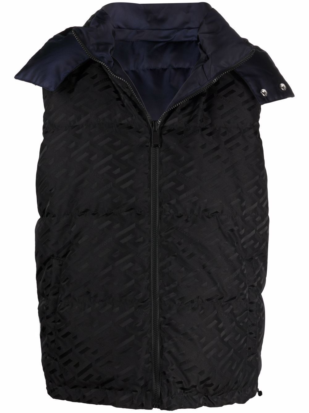 sleeveless padded gilet - 1