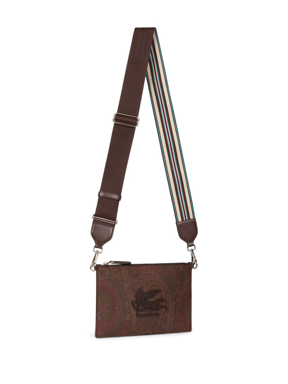 Pegaso-motif shoulder bag - 4