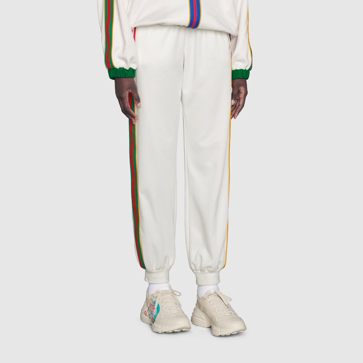 The North Face x Gucci cotton jersey pants - 3