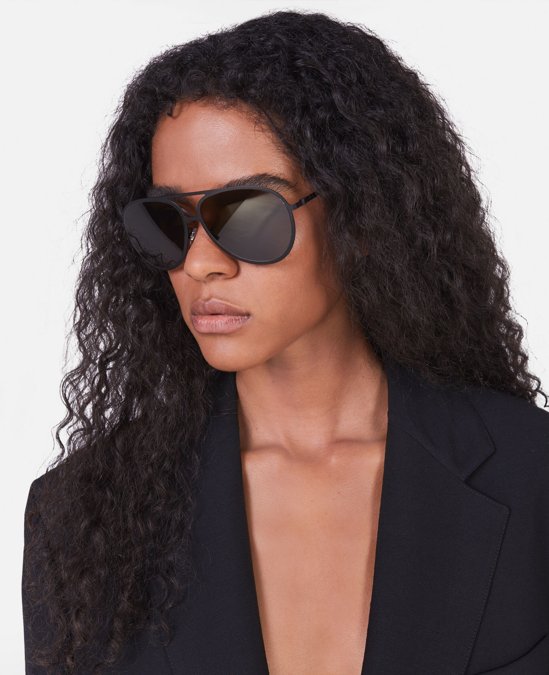 Prince of Wales Check Oversized Blazer - 3
