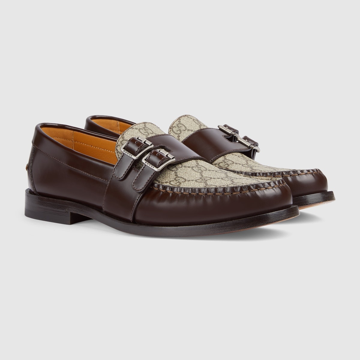 Men's buckle loafer with GG - 2