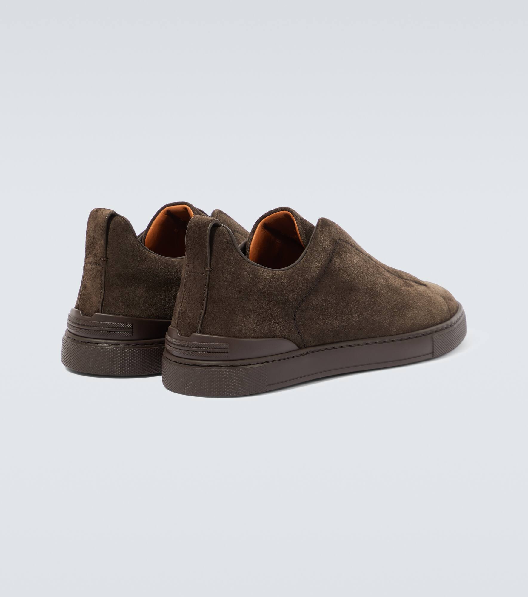 Triple Stitch suede sneakers - 6