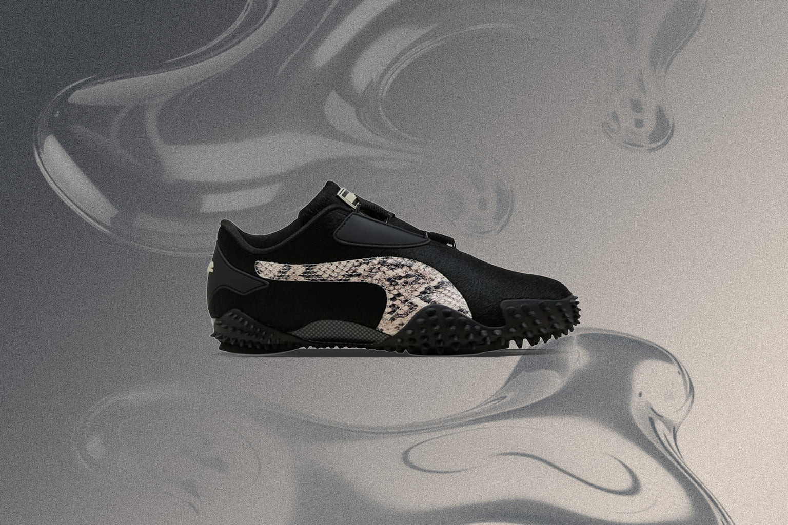 PUMA X A$AP ROCKY MOSTRO OG PONY HAIR - BLACK/DESERT DUST - 5