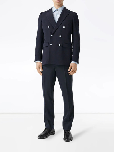 Burberry grain de poudre tailored trousers outlook