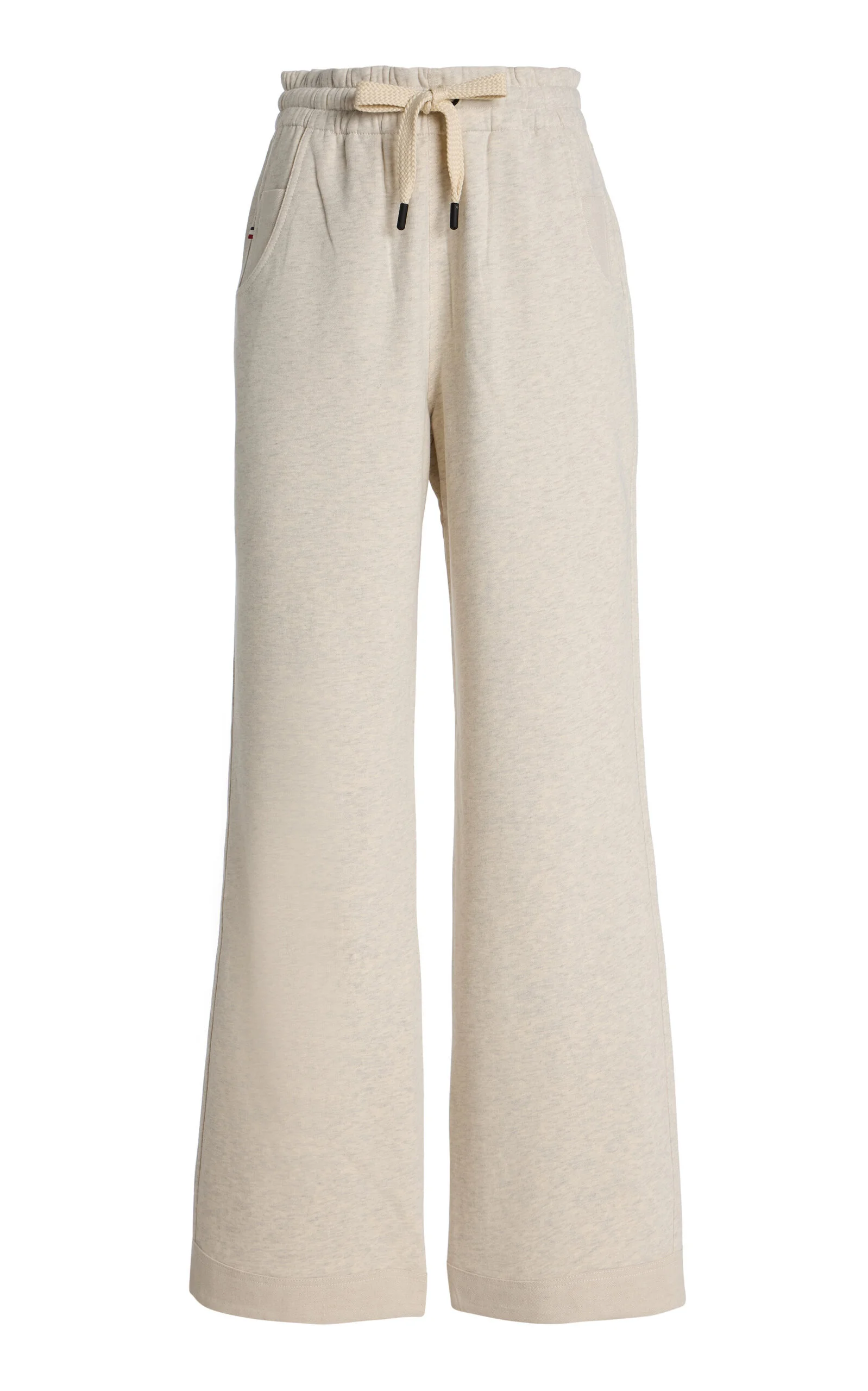 Cotton-Linen Sweatpants ivory - 1