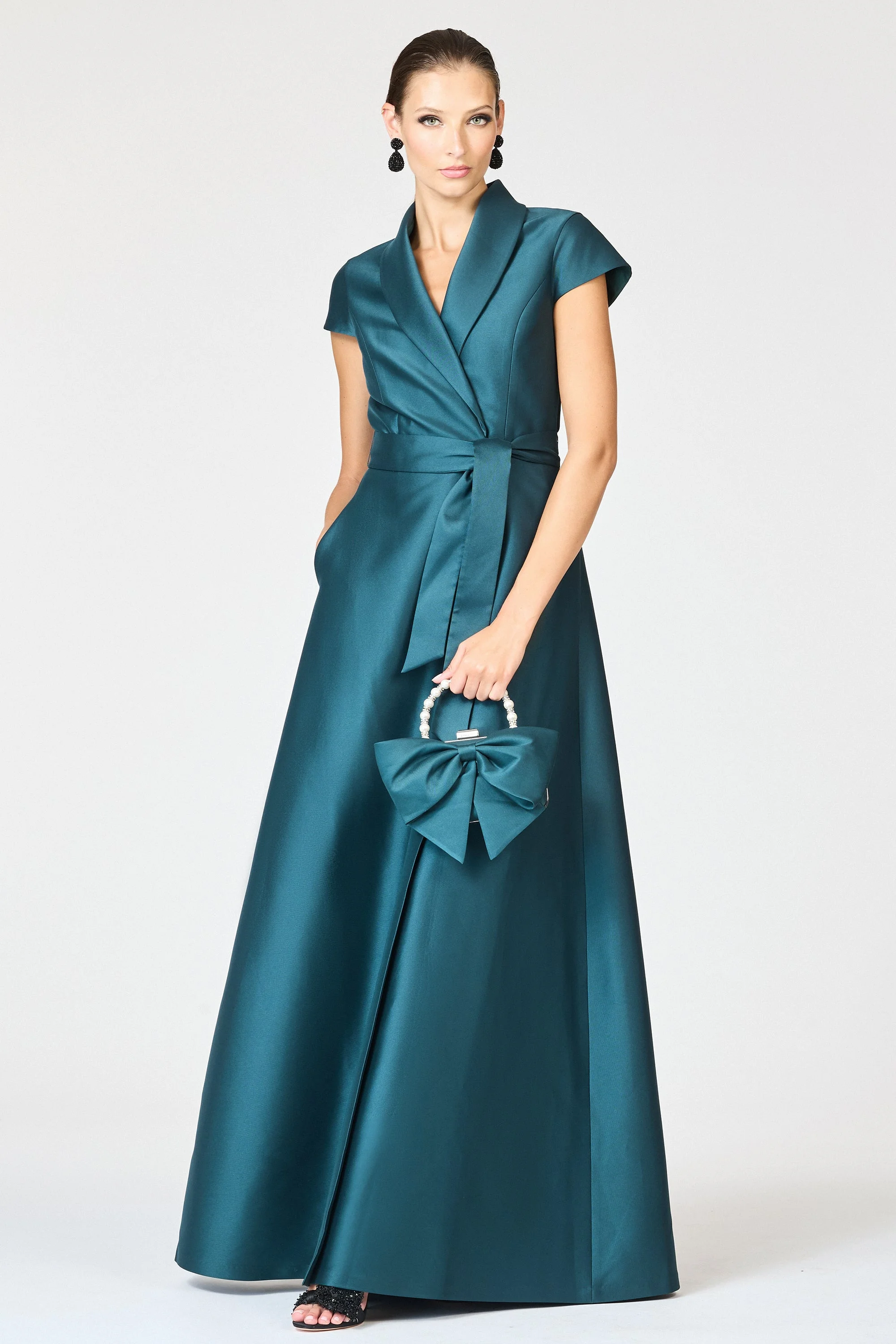 ETIENNE GOWN - FOREST GREEN - 1
