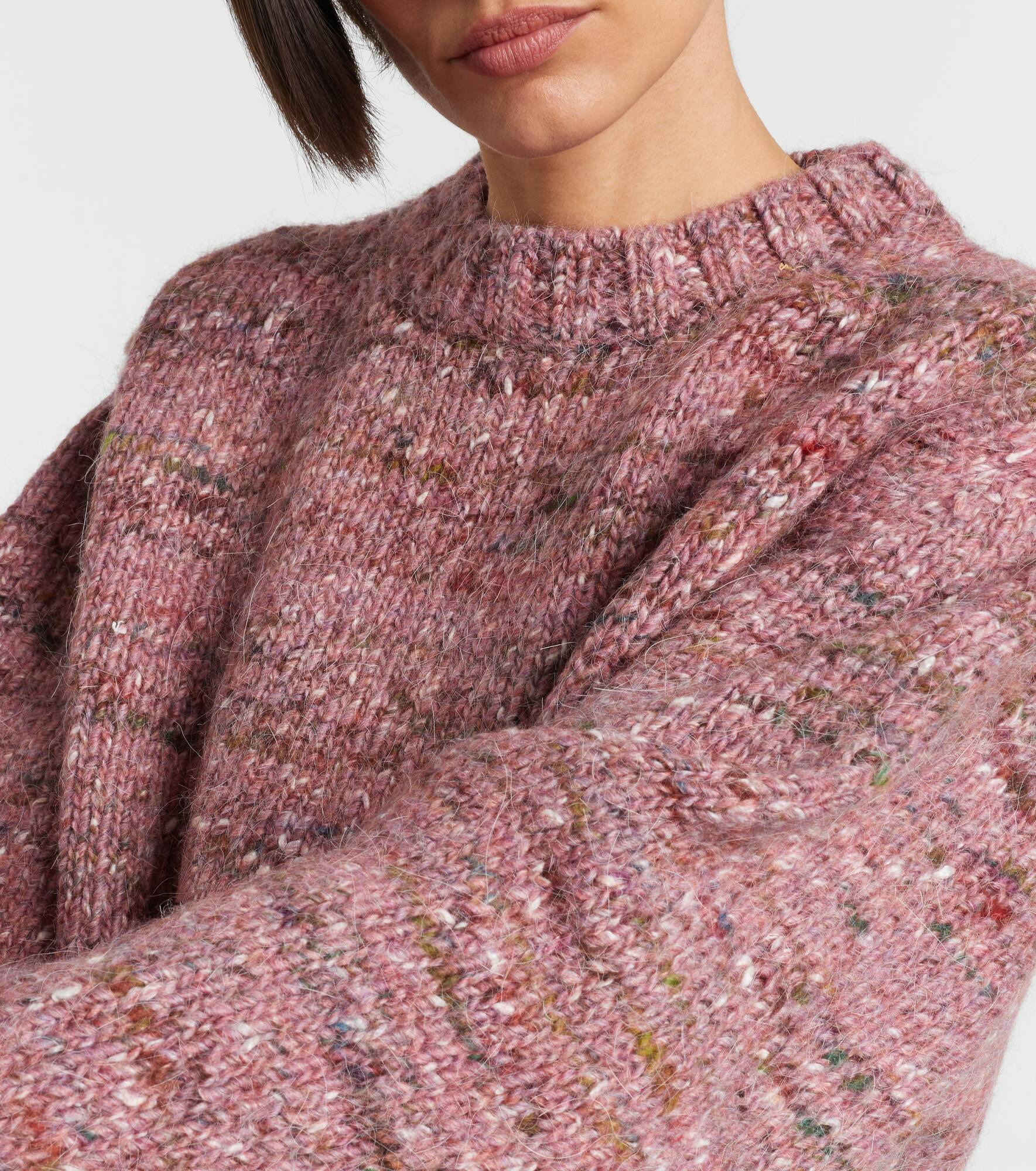 Wool, alpaca, and silk sweater - 4