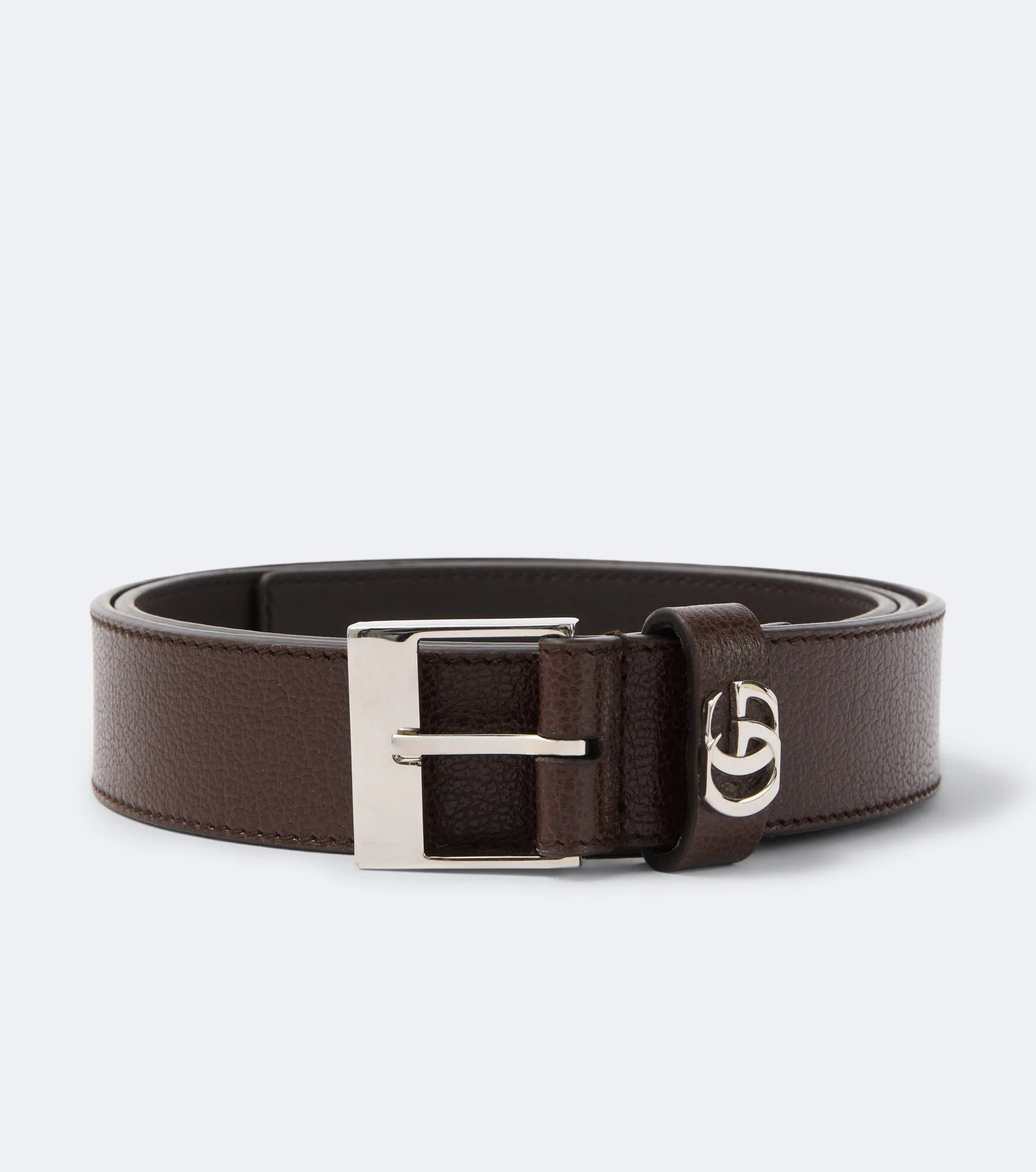 Double G leather belt - 1