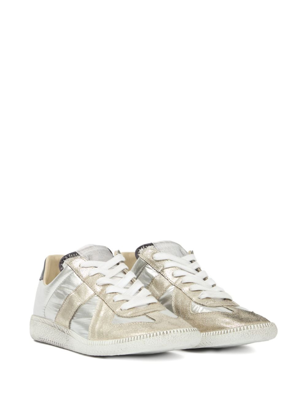 leather low-top sneakers - 2
