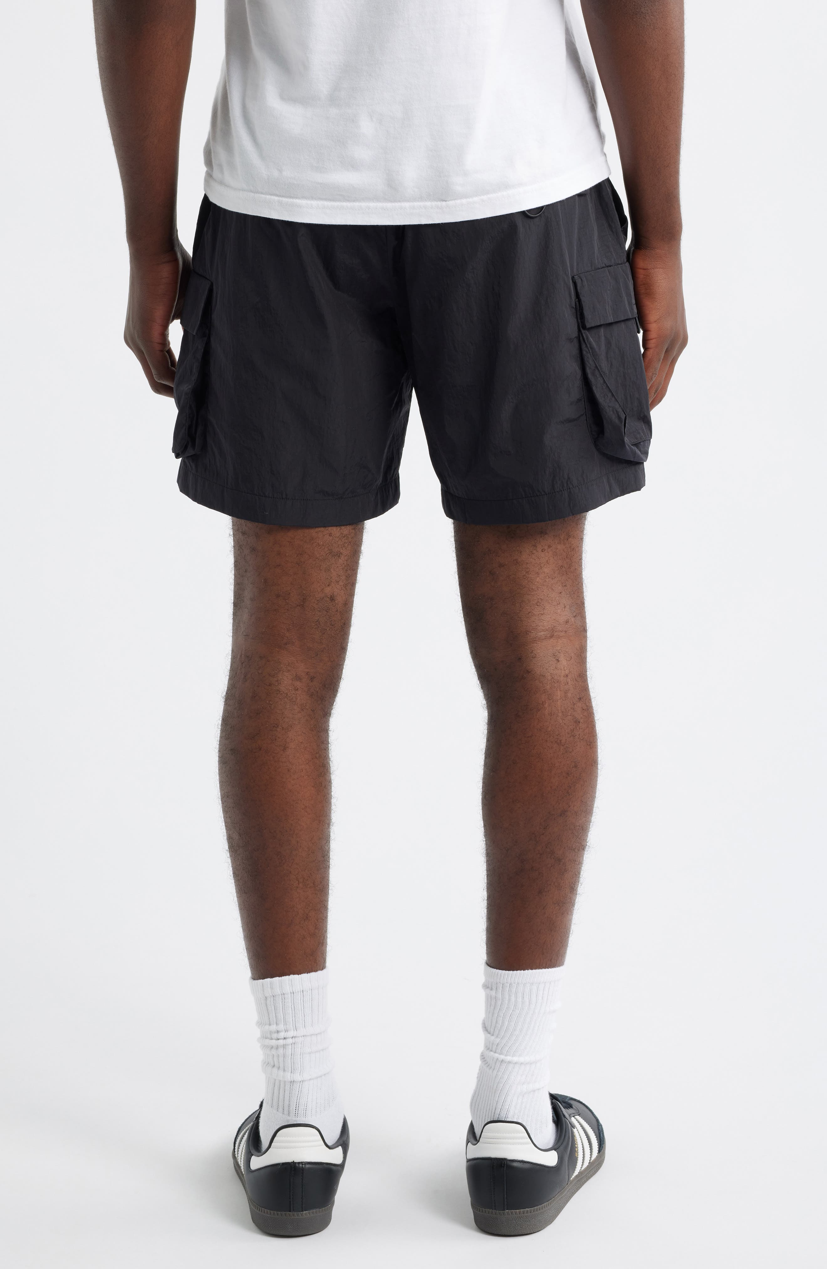 ICECREAM Running Dog Graphic Cargo Hiker Shorts in Black at Nordstrom - 2