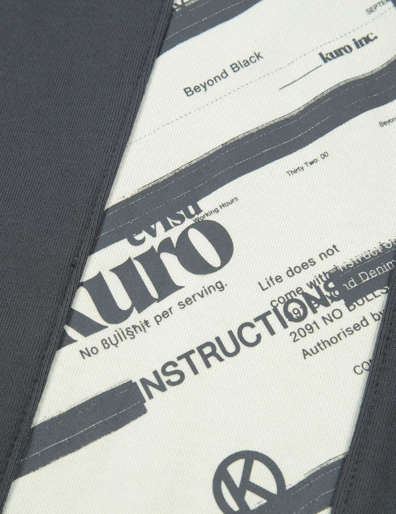 Logo Printed Pannel Hoodie 7