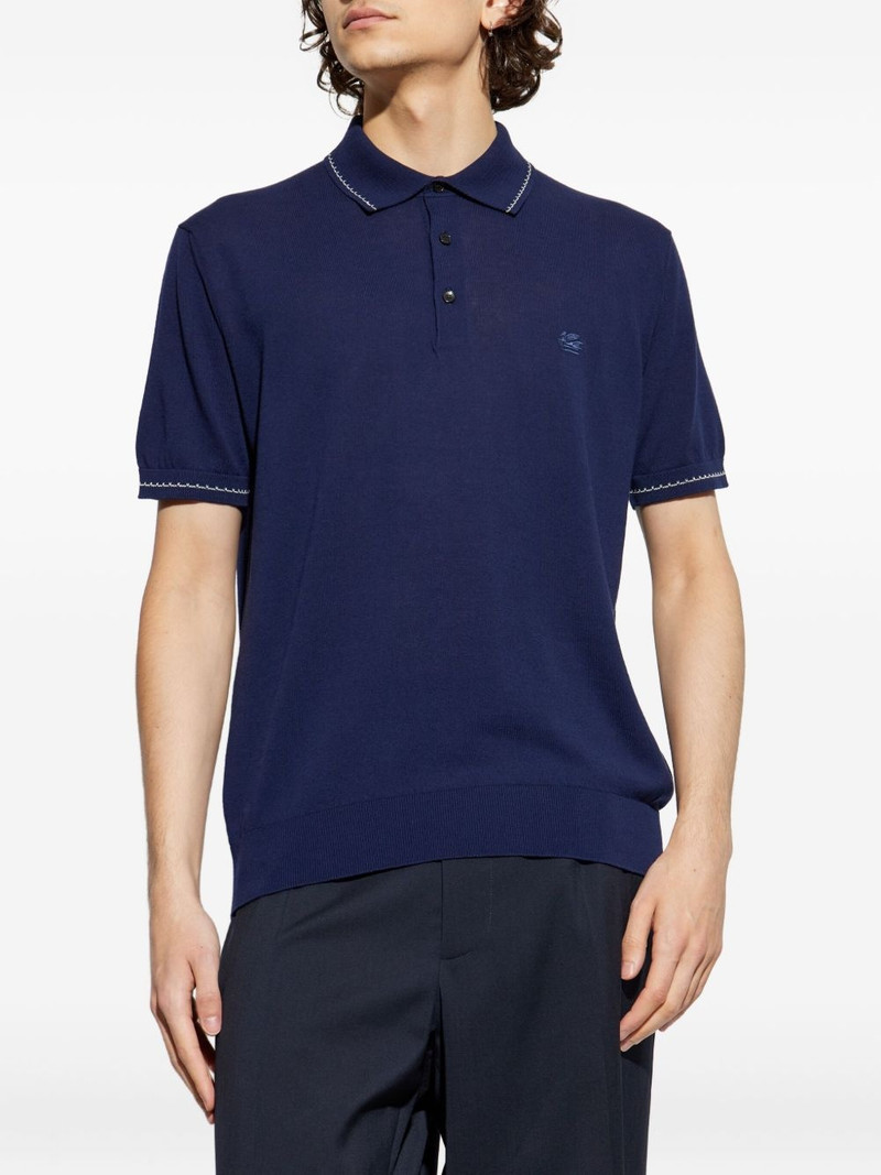 polo shirt with contrast collar 3