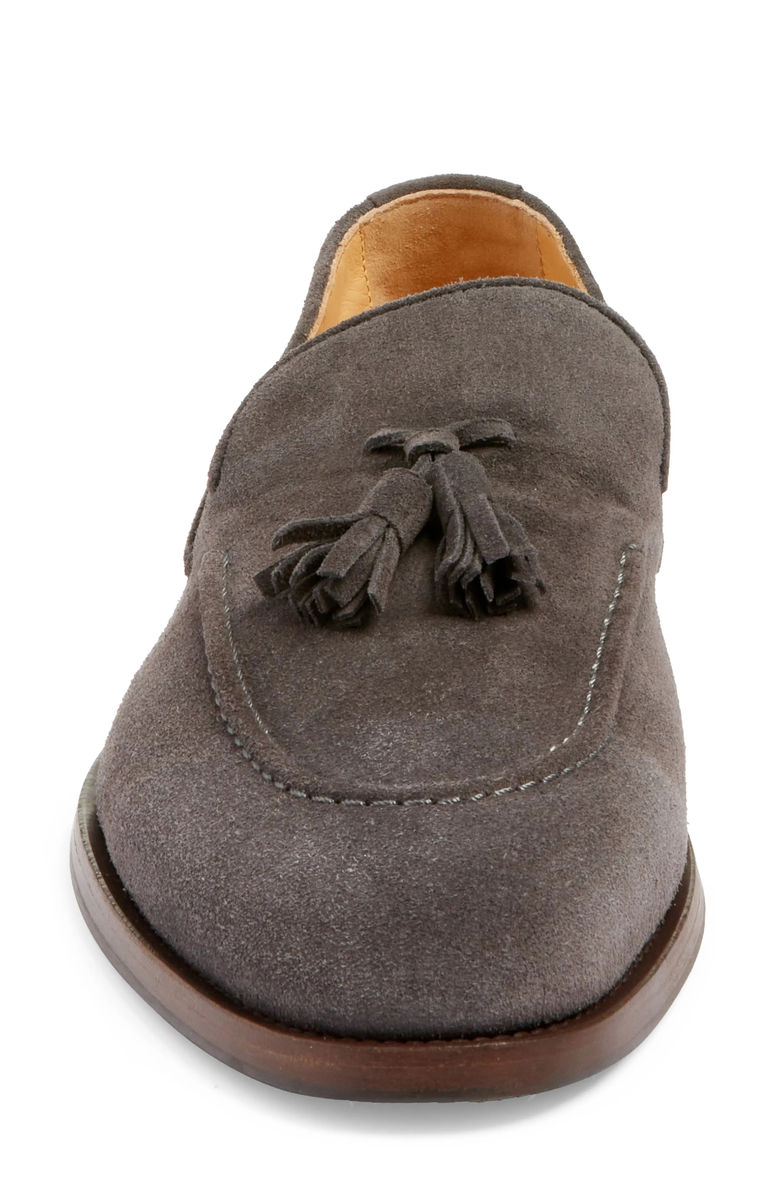 Tassel Detail Suede Loafer - 4