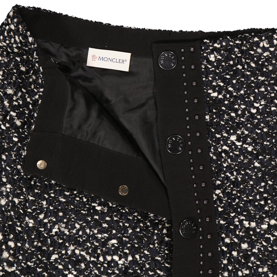 Moncler Tweed Buttoned Mini-Skirt - 2