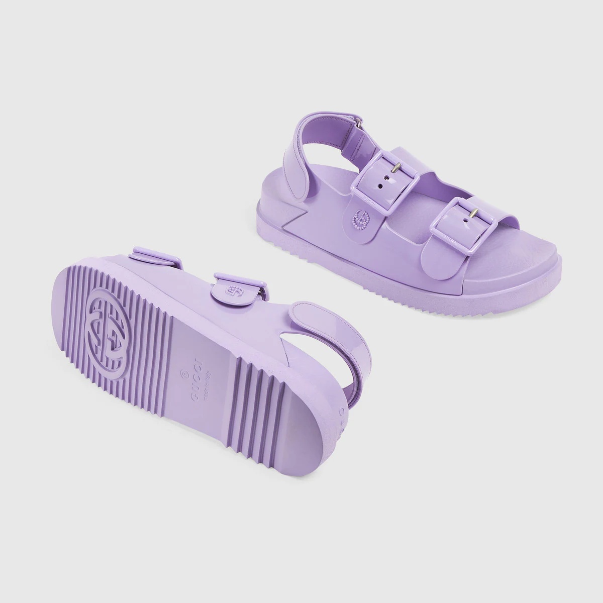 Women's sandal with mini Double G - 5