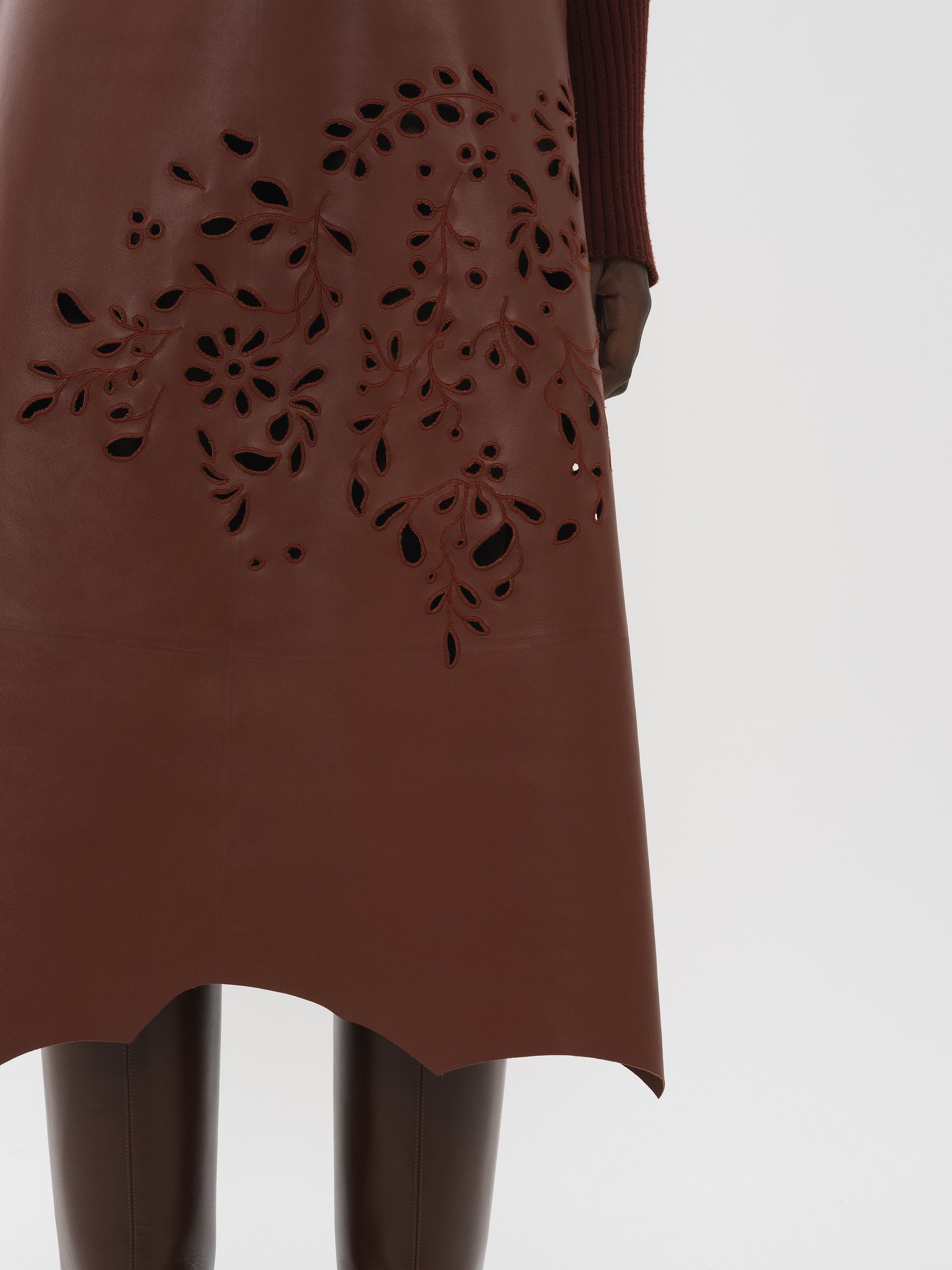 FLARED MID-LENGTH SKIRT - 6
