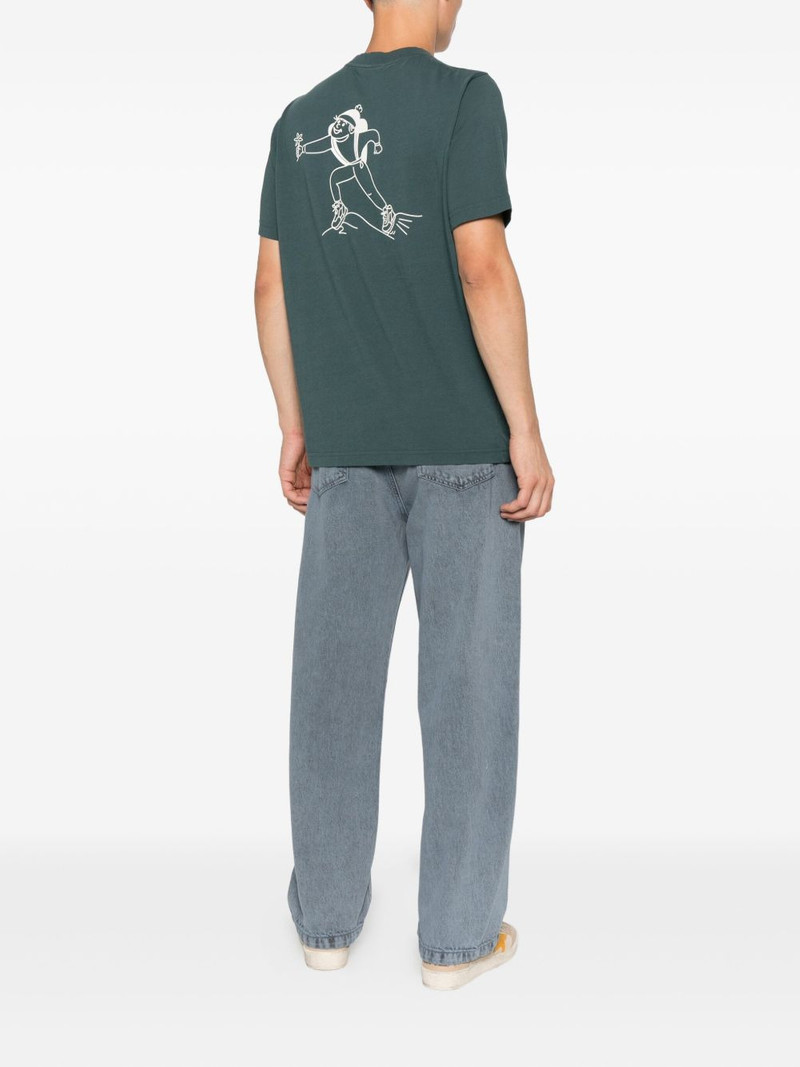 AUTRY embroidered cotton T-shirt outlook