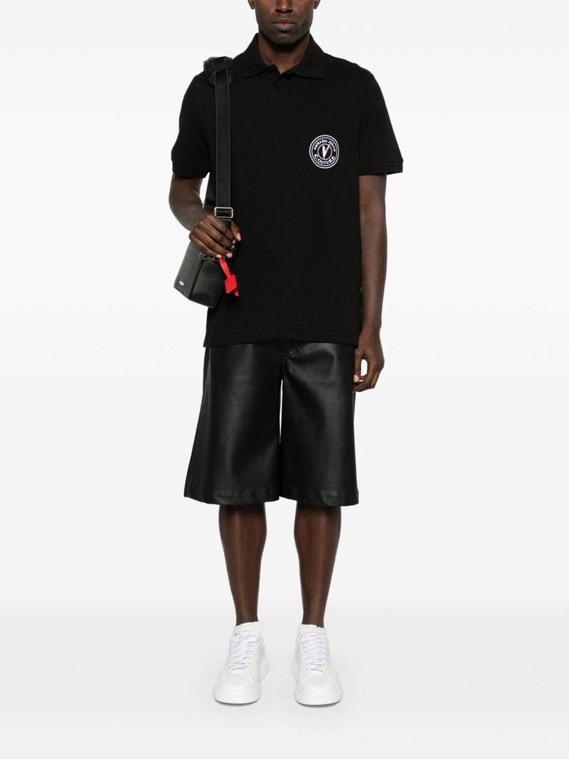 VERSACE JEANS COUTURE V-Emblem polo shirt outlook