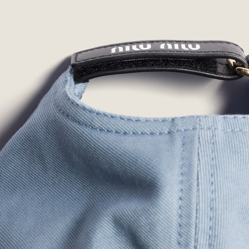 Miu Miu Drill baseball cap outlook