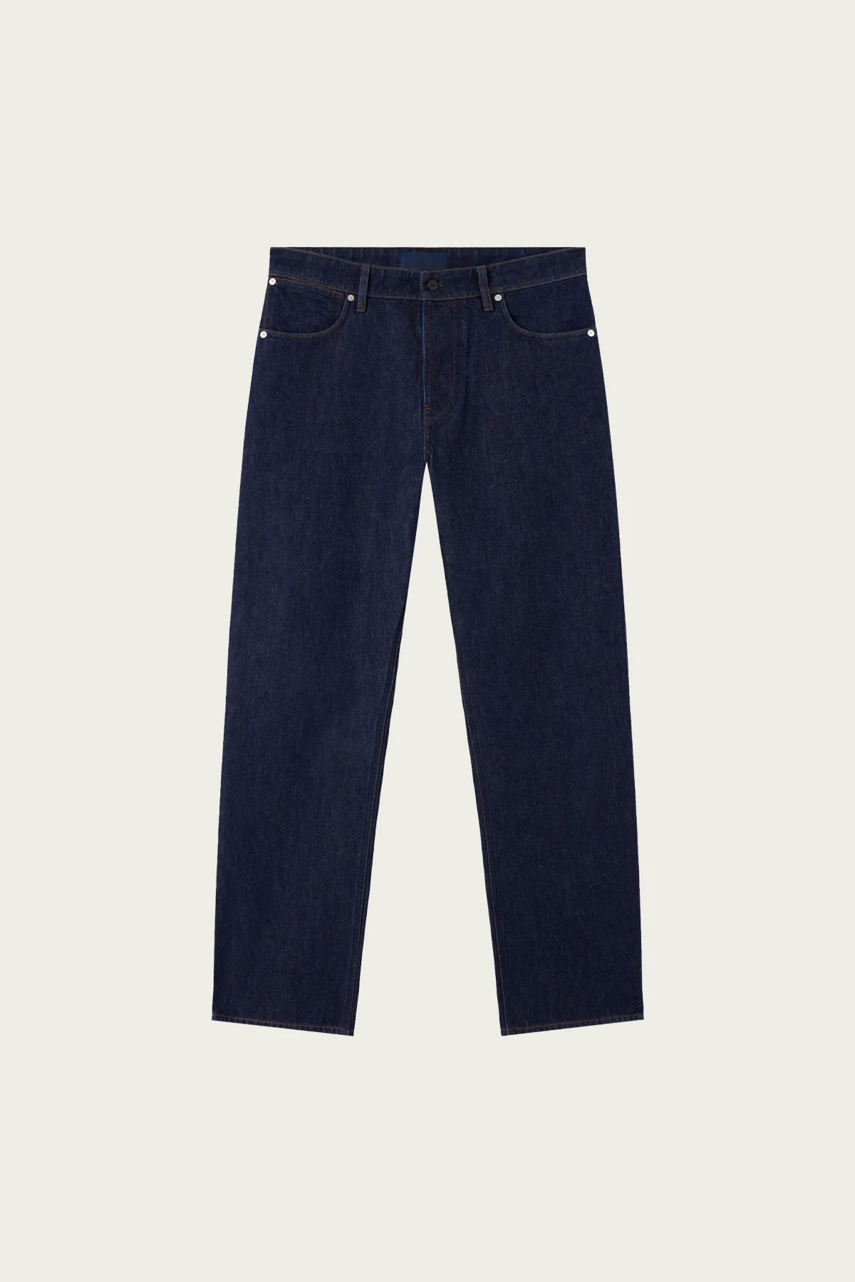 Loose-Fit 5 Pocket Jeans - Indigo Denim Rinsed - 1
