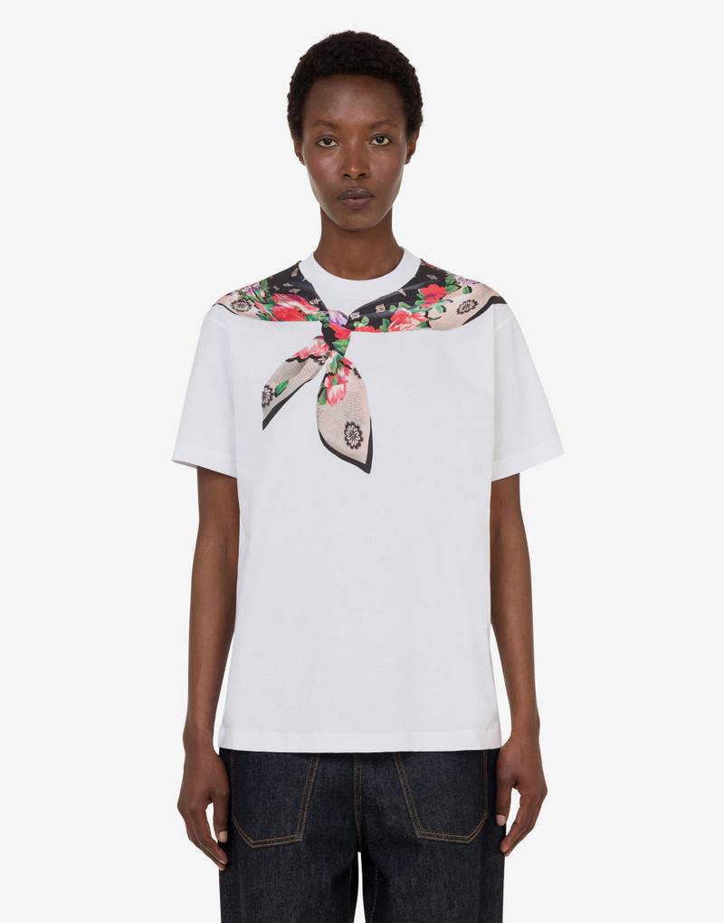 Moschino PRINTED ORGANIC COTTON JERSEY T-SHIRT outlook