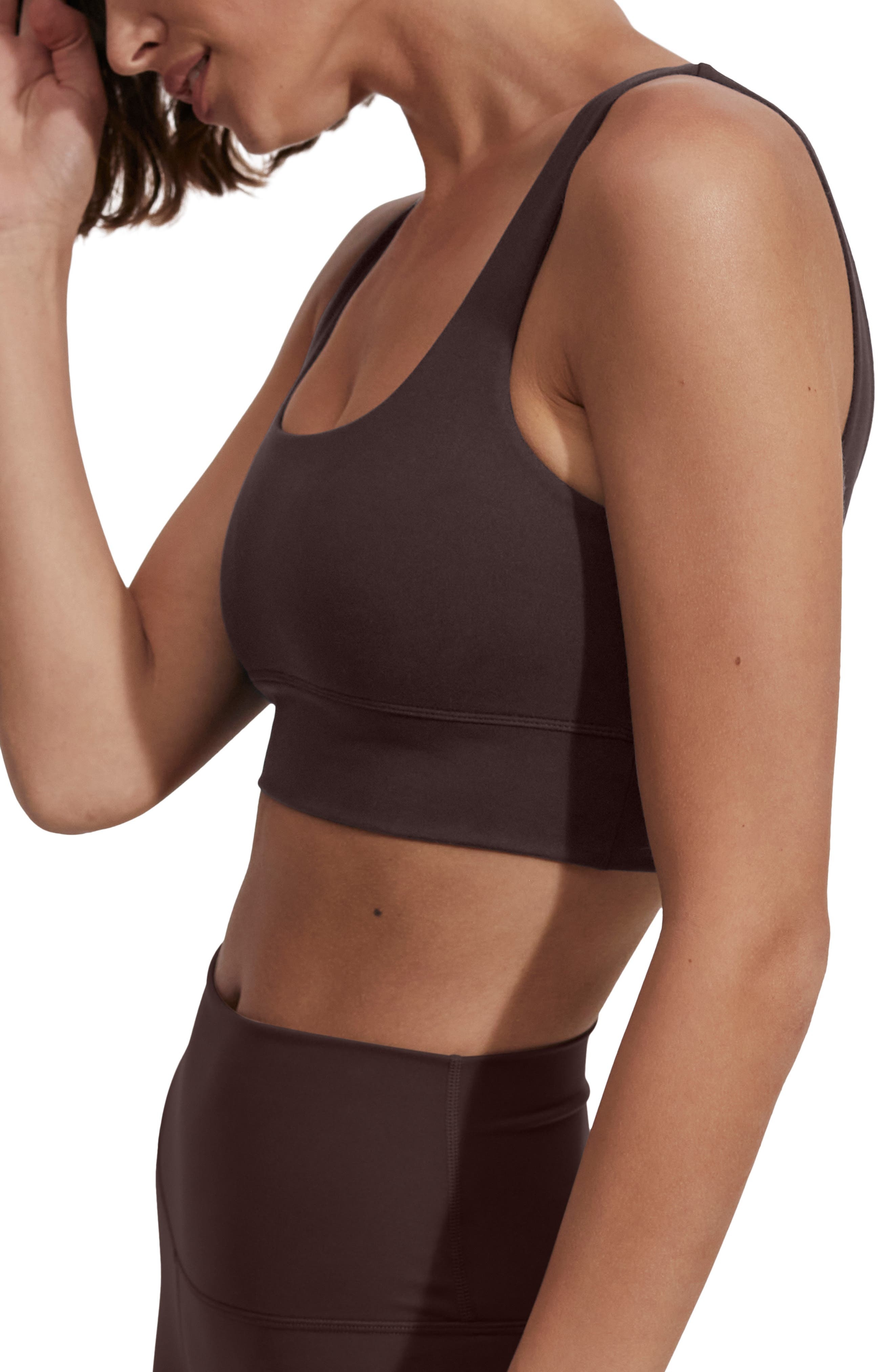 Varley FreeSoft™ Cori Sports Bra in Coffee Bean at Nordstrom - 3
