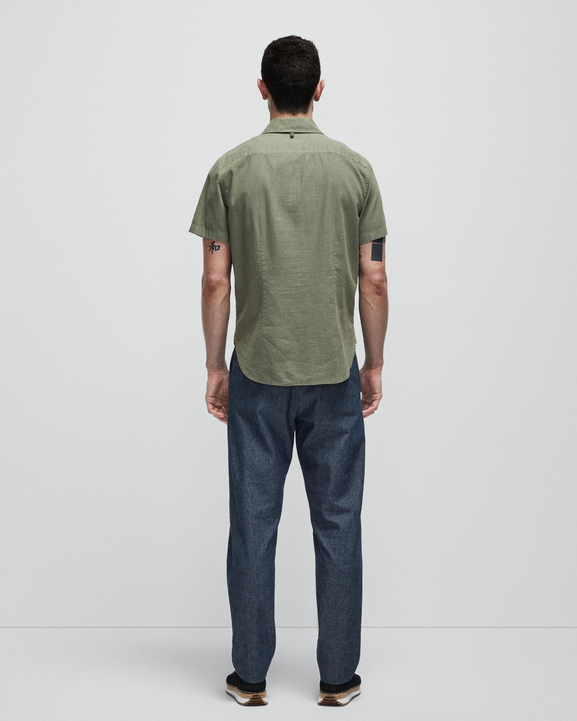 Arrow Hemp Cotton Shirt
Relaxed Fit Button Down Shirt - 6