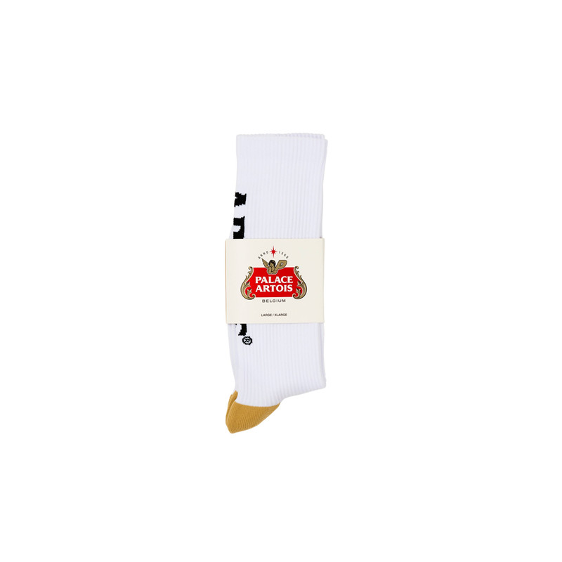 PALACE PALACE STELLA ARTOIS COURT SOCK WHITE outlook