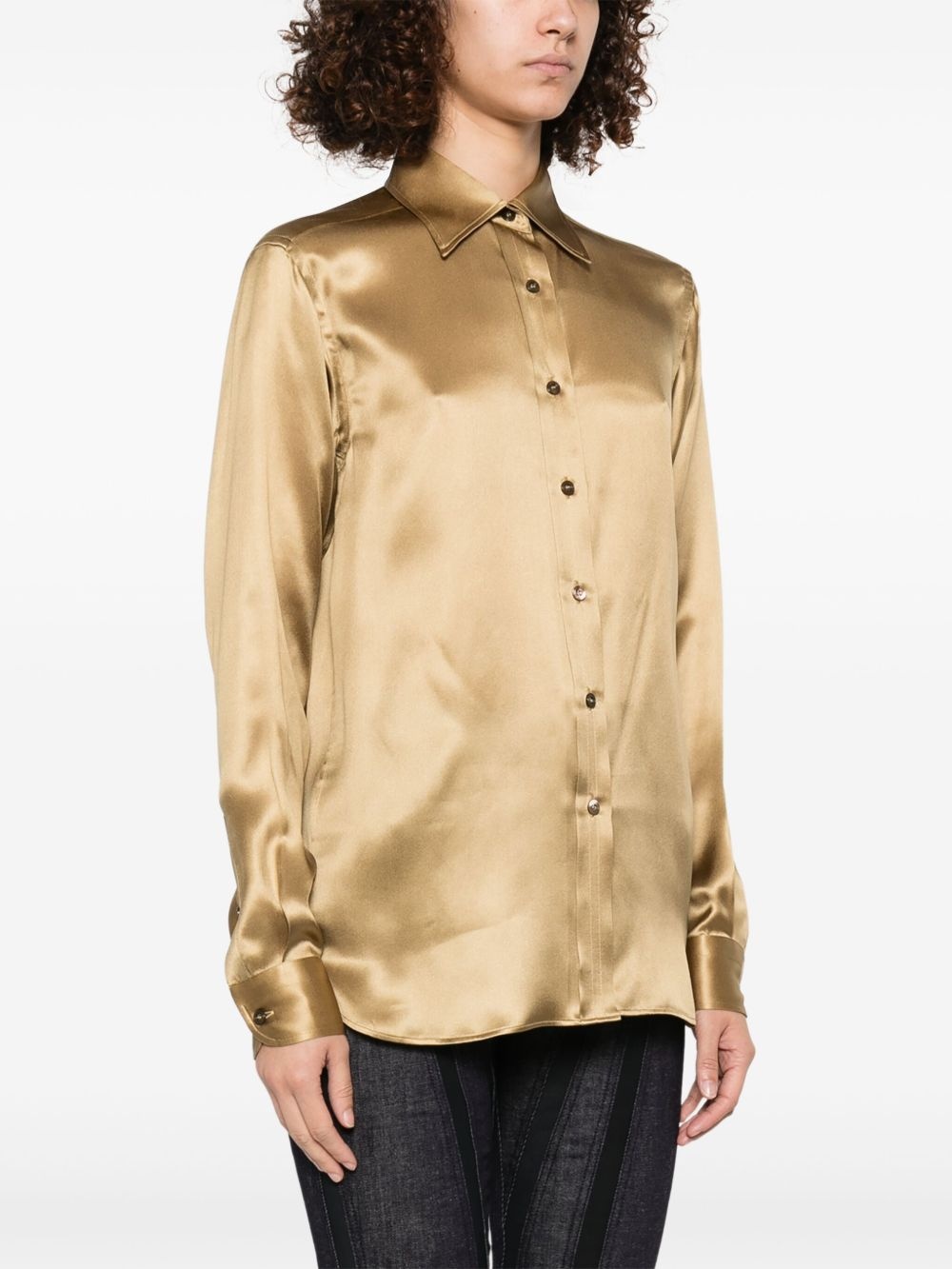 silk blouse - 3
