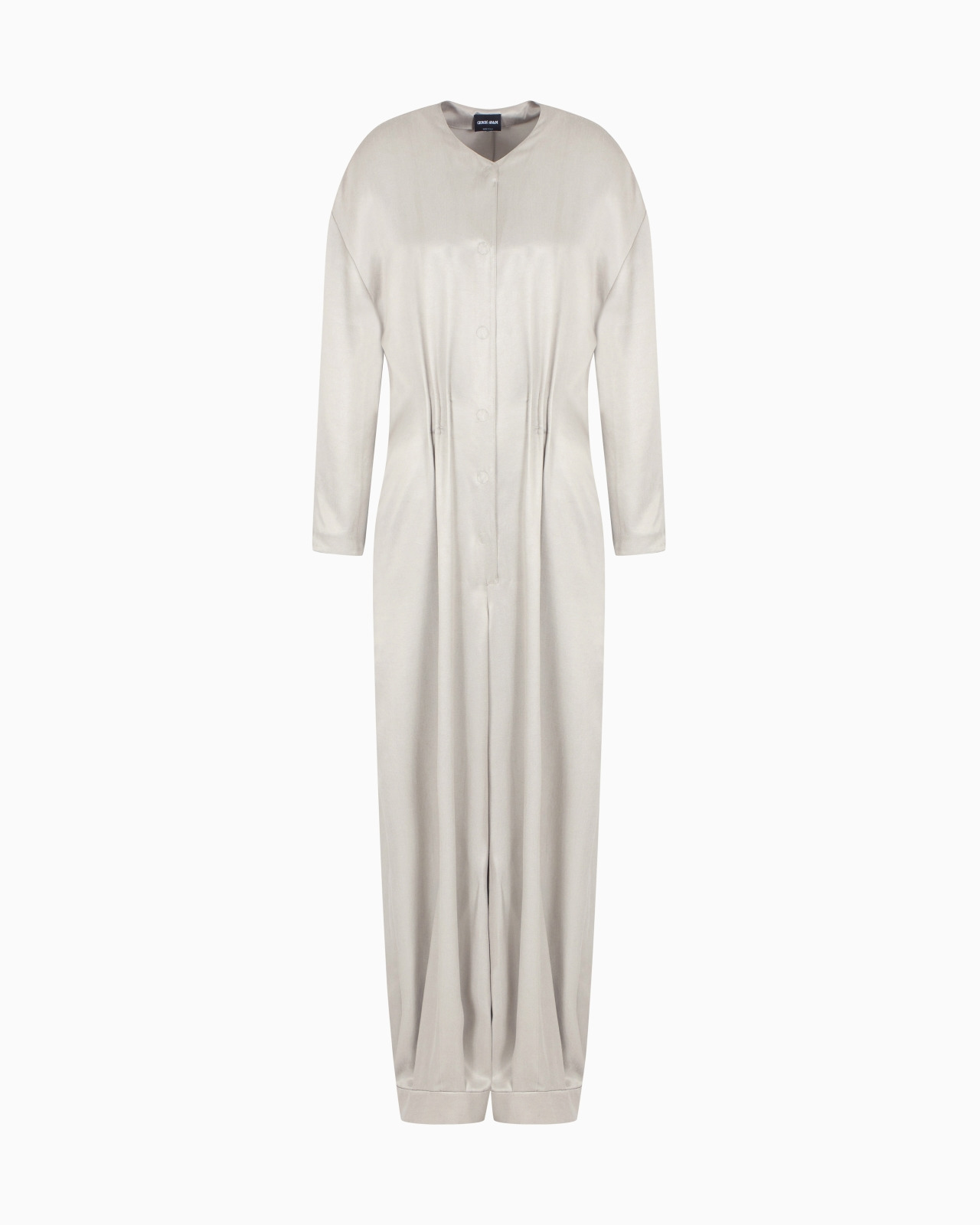 VISCOSE AND CUPRO JUMPSUIT - 1